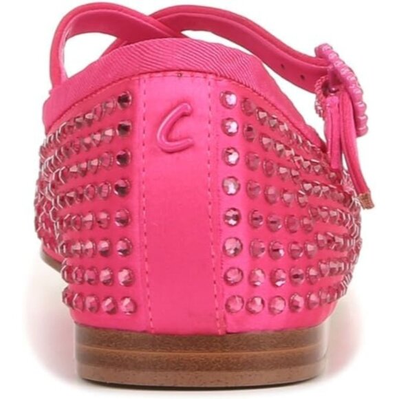 Circus NY by Sam Edelman Women's Pink Peacock Polyurethane (PU) Zuri Ballet Flat - Picture 3 of 7